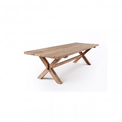TEAK RECYCLED DINING TABLE 300 - DINING TABLES
